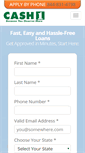 Mobile Screenshot of cash1loans.com